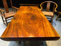 整塊實(shí)木大板桌原木大板茶桌大板實(shí)木原木自然邊功夫茶板實(shí)木茶臺(tái)